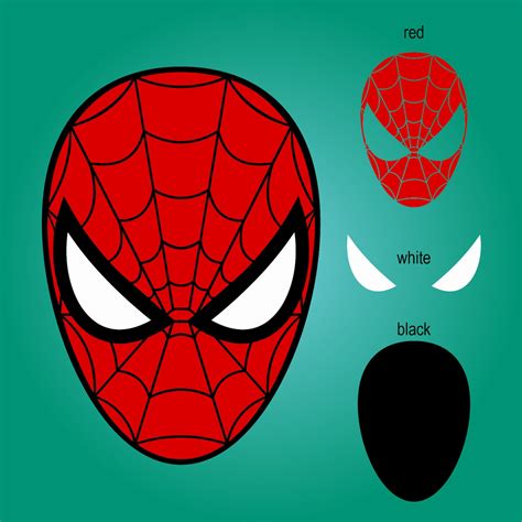 Download 535+ Black Spider-Man Face for Cricut
